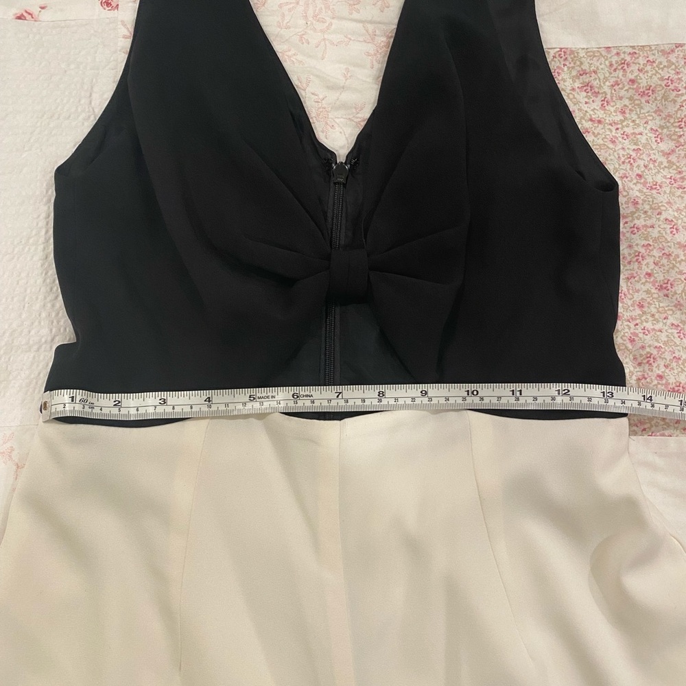 Jill Stuart Women'S White Black Jumpsuit Size 2 - Picture 5 of 10